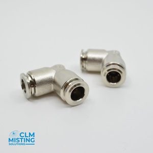 1/4" Slip Lock Elbow, Nickel-plated Brass