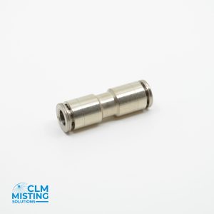 1/4" Slip Lock Straight, Nickel-plated Brass